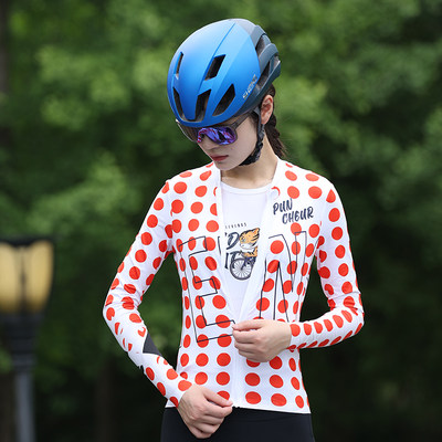为胜新款牛奶丝骑行服春秋夏季公路车自行车男女长短袖速干透气