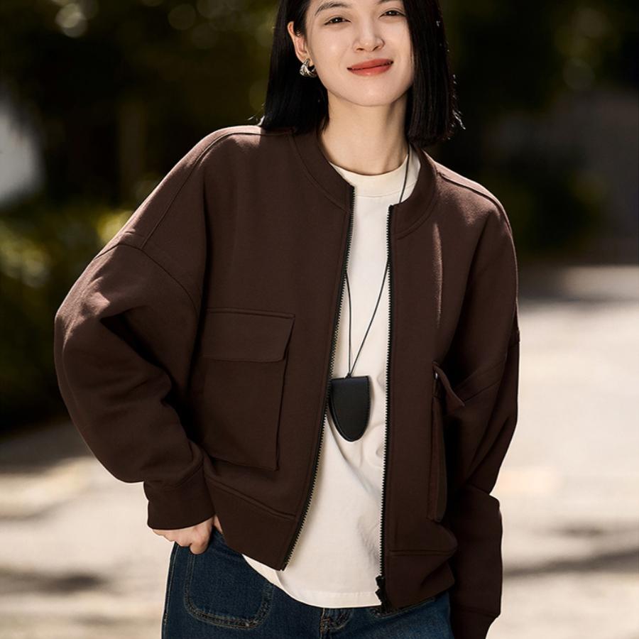 春秋工装风棒球服短外套休闲上衣