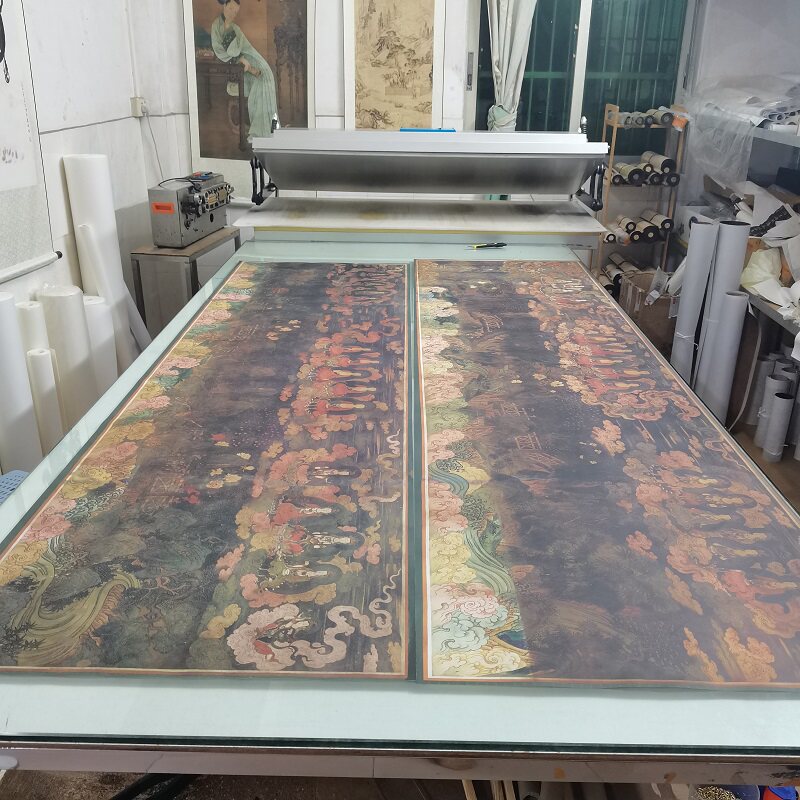佛像画法海寺壁画国画微喷复制