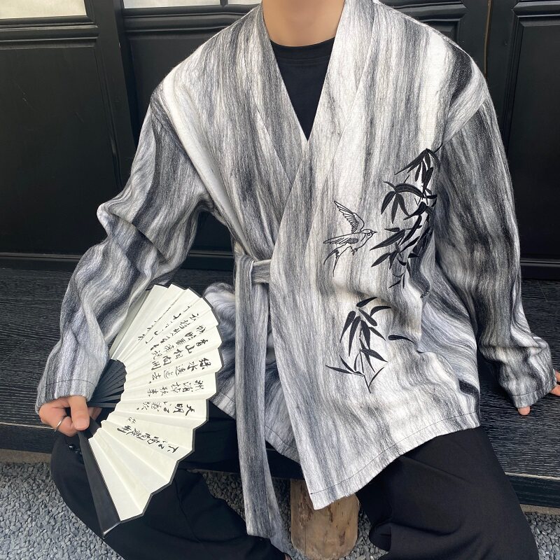 冬季潮流新中式毛呢外套复古斜襟刺绣男女禅意风上衣3536P145,女装短外套,电商A246