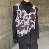 设计款简约个性二面穿时尚提花百搭坎肩A246-5192-P95，男装背心/马甲，电商A246