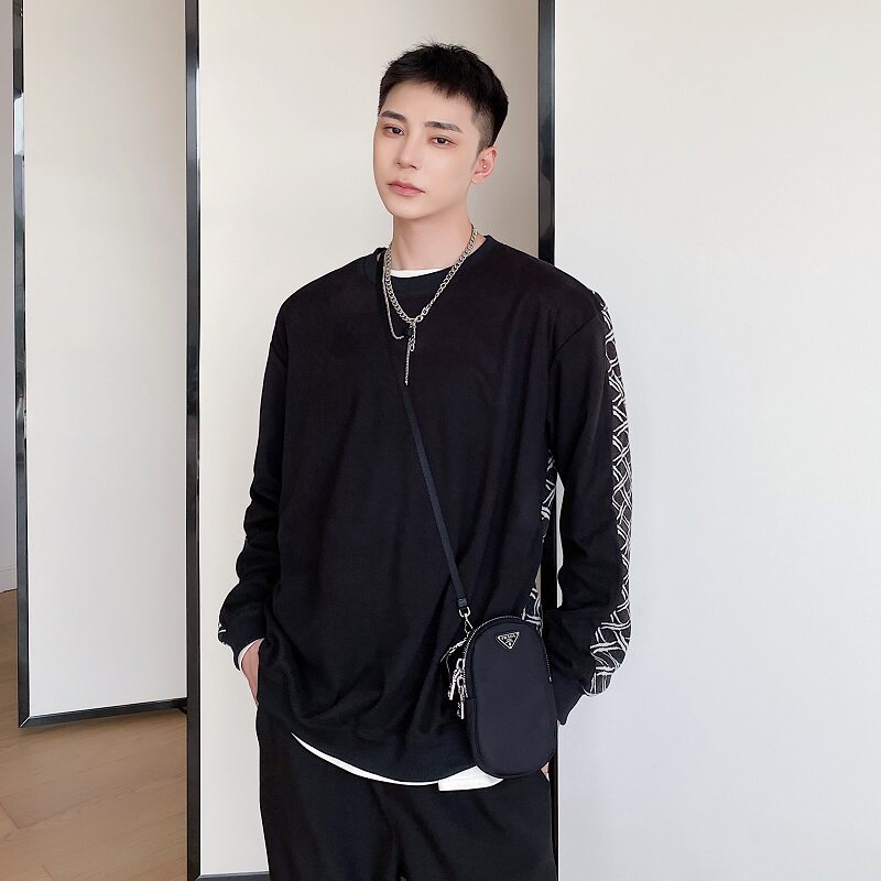 早春提花撞色百搭男卫衣A246-3741-P70,男装卫衣,电商A246
