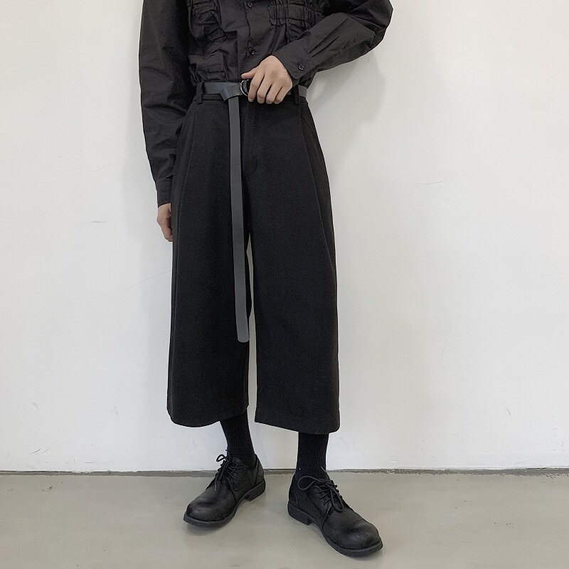 暗黑系潮男休闲西裤宽松直筒阔腿九分裤子A246-2182-P85,男装西裤,电商A246