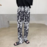原创复古扎染垂感舒适褶皱潮流长裤A246-2365-P70，男装休闲裤，电商A246