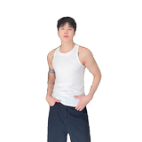 夏季圆领弹力针织背心潮流痞帅修身罗纹无袖坎肩5249P55，男装背心/马甲，电商A246