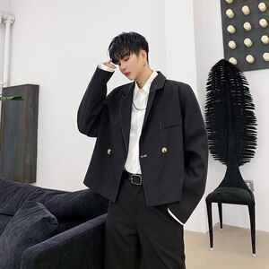 早春个性简约百搭短款西服外套A246-3015-P105图片