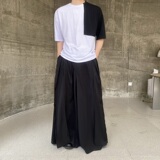 夏季潮流个性撞色圆领短袖男女T恤简约复古休闲半袖506P45，男装T恤，电商A246