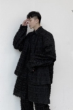 山本暗黑原创特殊工艺面料个性小众短款衬衣时髦三件套2336-P75，男装衬衫，电商A246