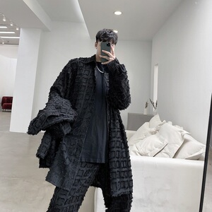 山本暗黑设计款三件套长袖衬衣2335P90短袖2336P75长裤2337P75图片