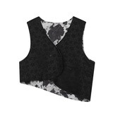 设计款简约个性二面穿时尚提花百搭坎肩A246-5192-P95，男装背心/马甲，电商A246