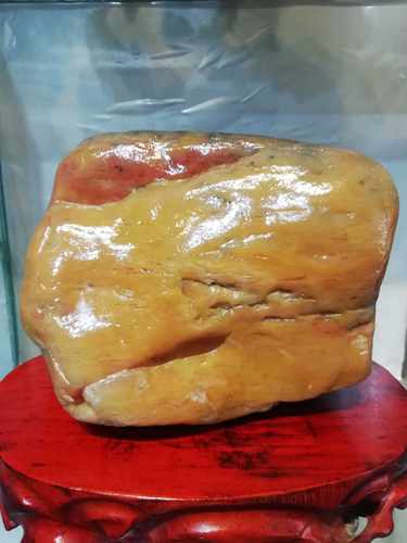 画面石,彩玉,彩蜡,高凉彩玉石,像型石,黄蜡石奇石摆件