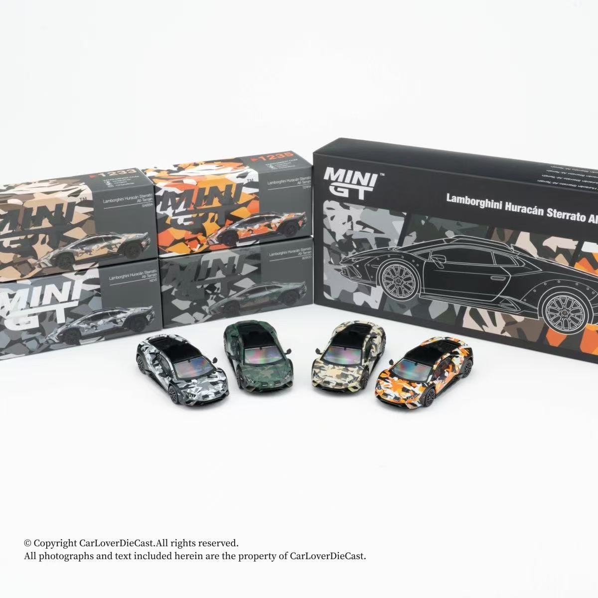 MINIGT S0026 兰博基尼Huracan小牛Sterrato迷彩套装 1:64合金车图片