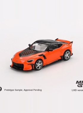 MINIGT 989 日产Nissan Z VeilSide FZ400 橙色 1:64 合金车模型