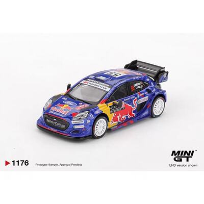 MINIGT 1176福特Ford Rally1 #55 M-Sport Ford WRT 1:64合金车模