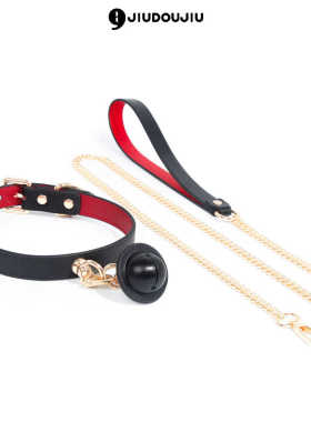 项圈定制刻字女m牵引绳链子k9真皮