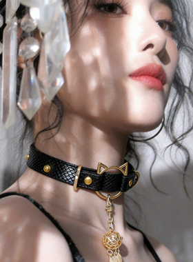 K9真皮手工定制刻字女士项圈