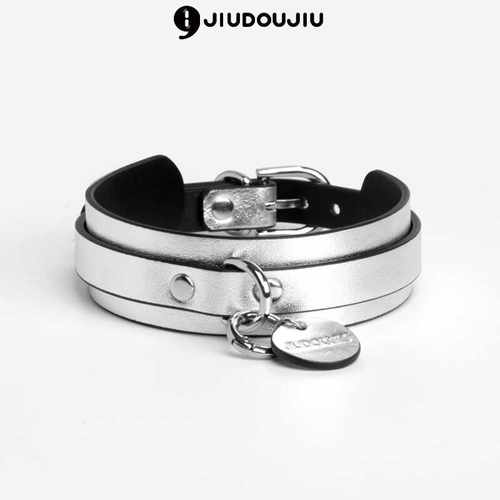 专业定做定制字母项圈牵引绳K9 K8颈玩具女m 真皮