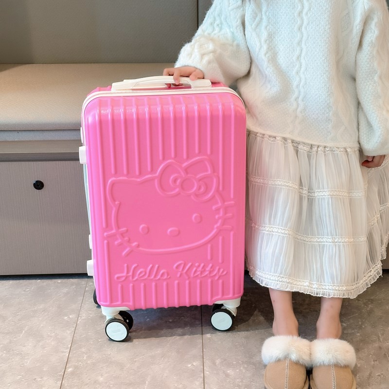 hellokitty行李箱女2025新款20寸登机旅行箱学生可爱粉色kt拉杆箱
