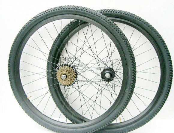 Roues de vélo Mountain Bike JIECHI 26 pouces - Ref 2367299 Image 1