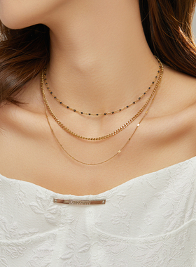 叠戴项链女ins轻奢小众设计