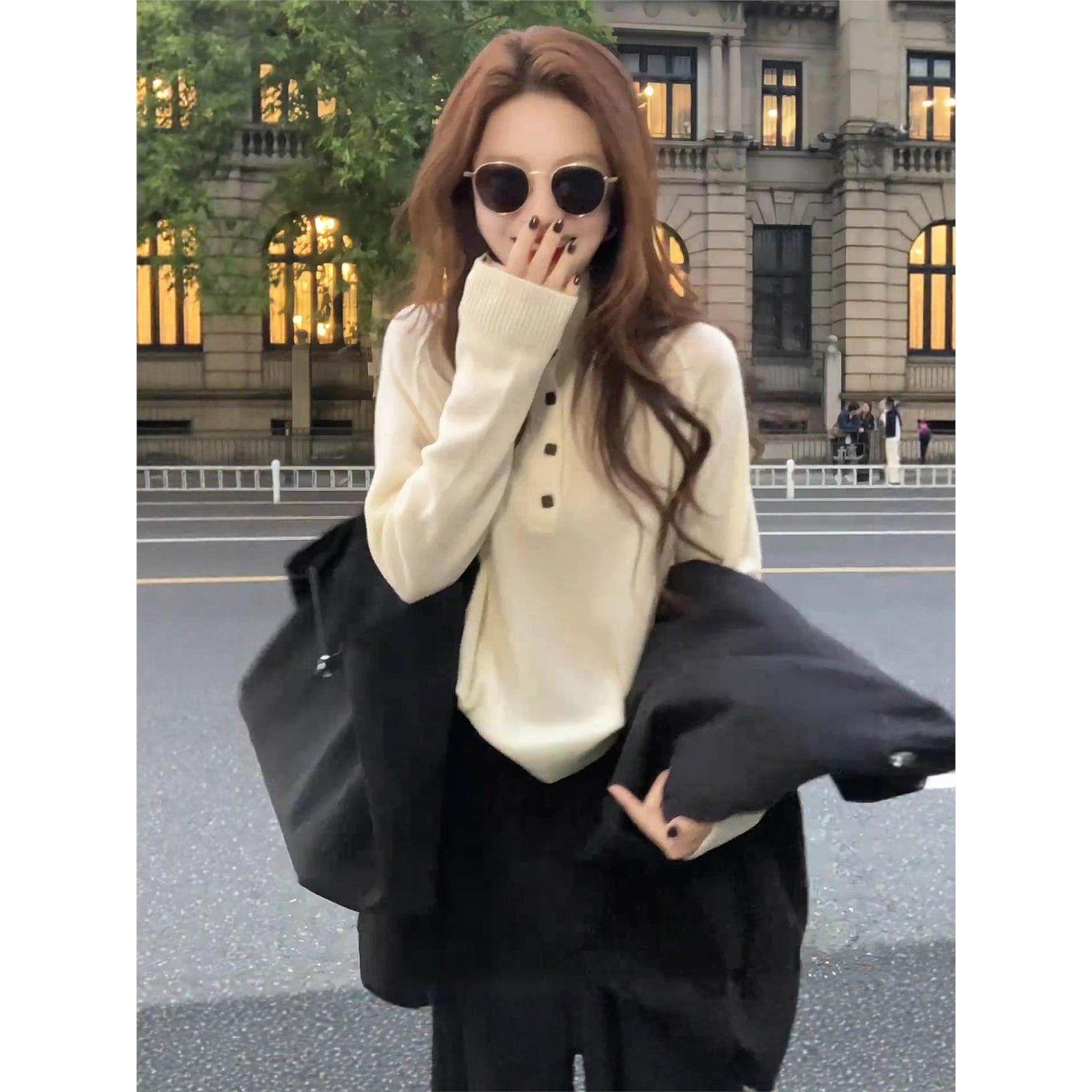 高领毛衣女款秋冬季2025新款爆款高级感可外穿内搭打底针织衫上衣