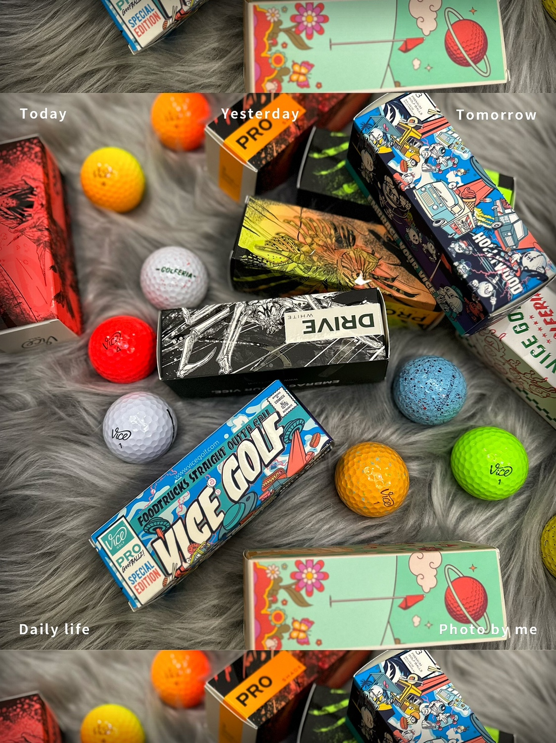 原装进口Vice Golf限量版高尔夫球彩色缤纷糖果色全新新球现货