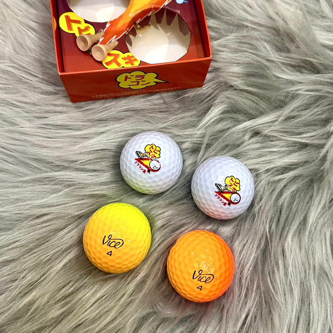 原装进口Vice Golf限量版高尔夫球vs日本礼盒全新新球一组3颗现货