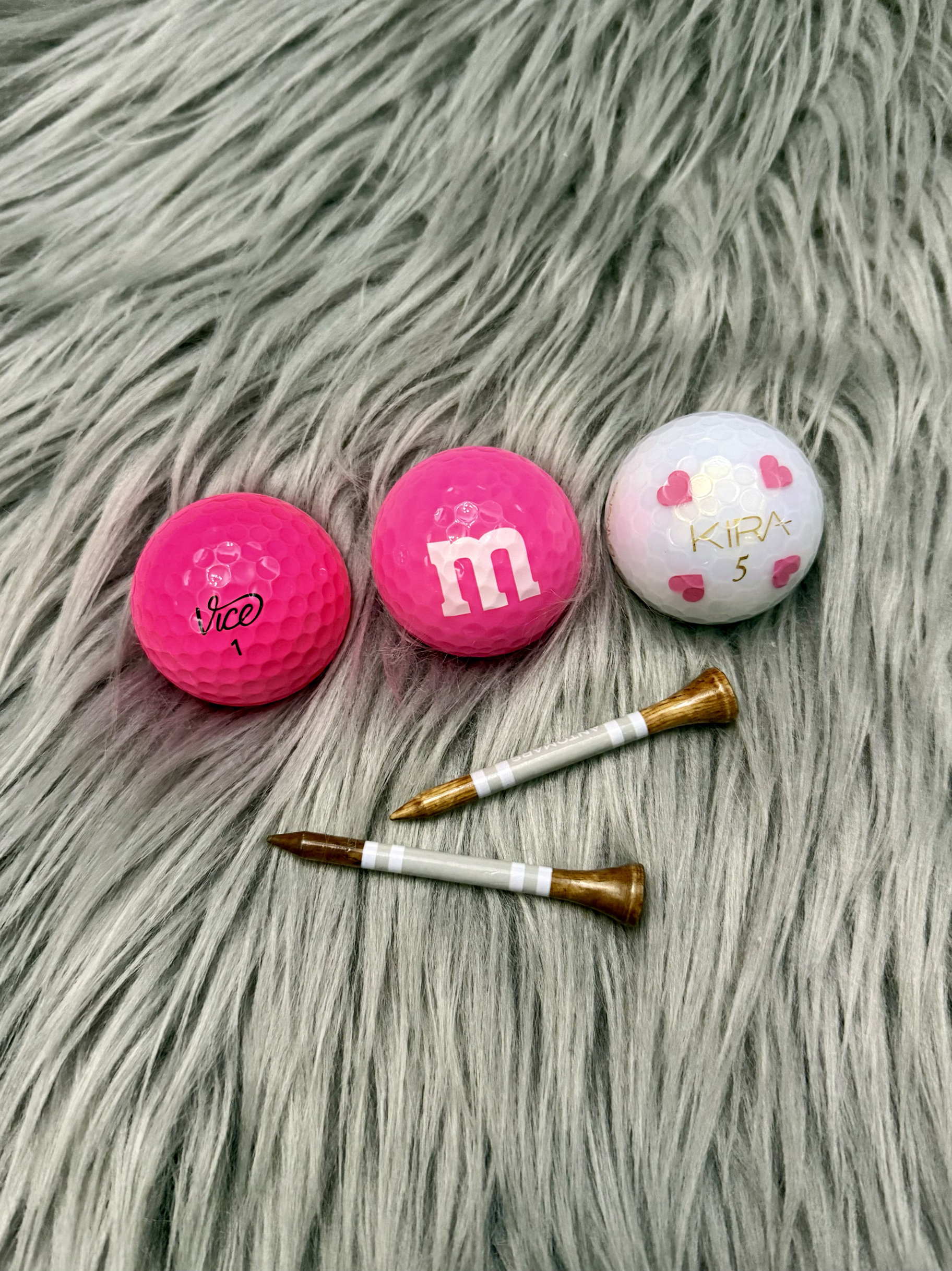 现货日本进口满天心爱心钻石粉色m豆组合高尔夫球限量版全新新球