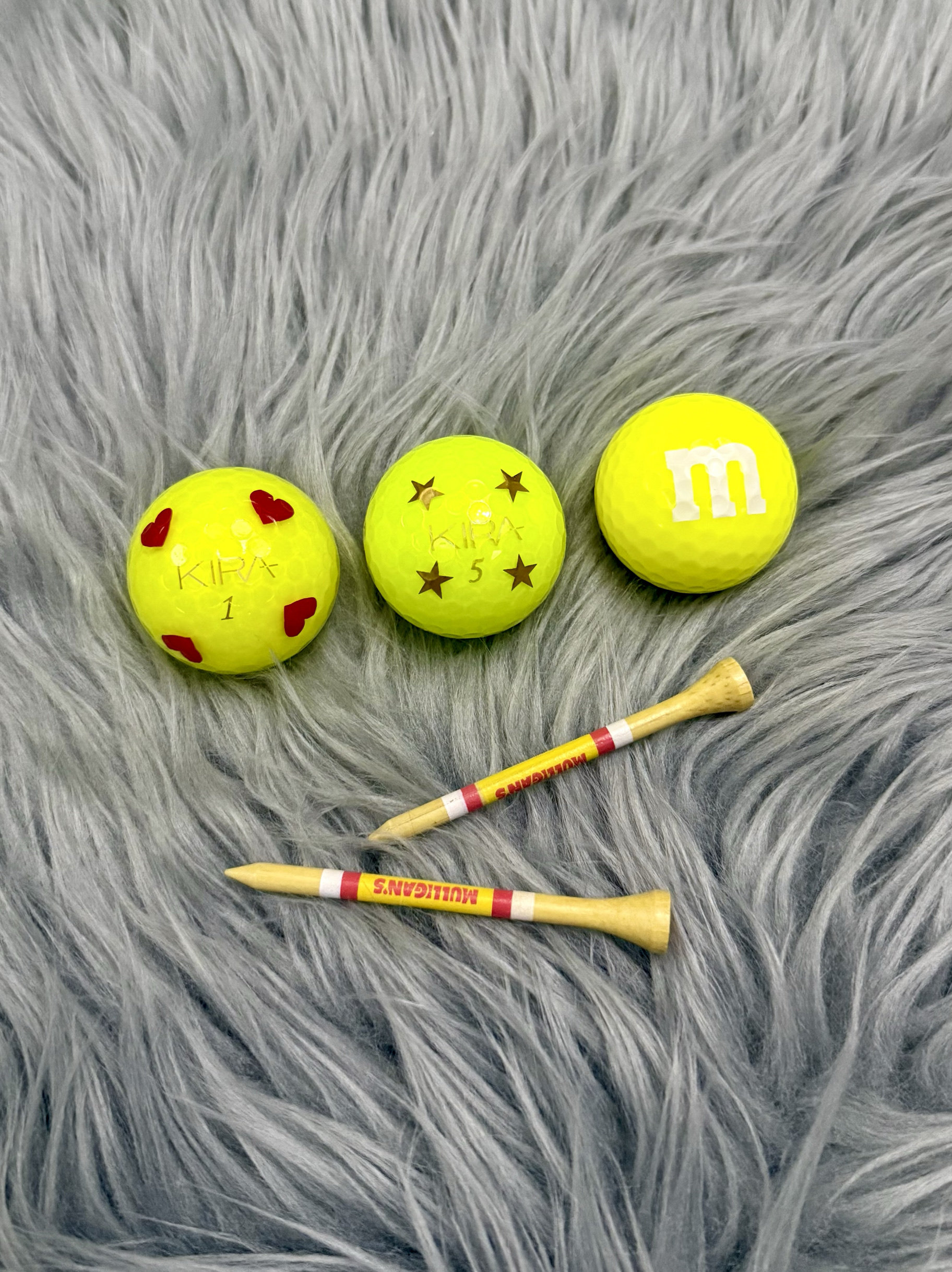 现货日本进口满天心爱心钻石M豆黄色组合高尔夫球限量版全新新球