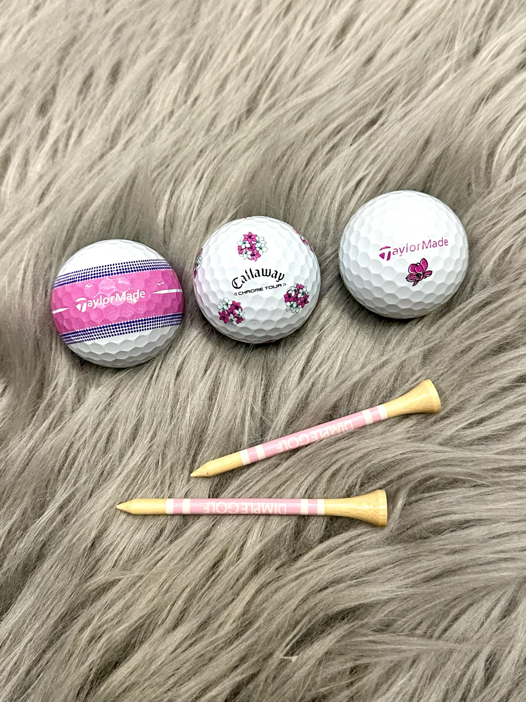 现货泰勒梅Taylormade小牡丹花摆线限量版大师赛高尔夫球全新新球
