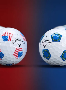 现货Callaway卡拉威高尔夫球Chrome Soft莱德杯23限量版新球全新