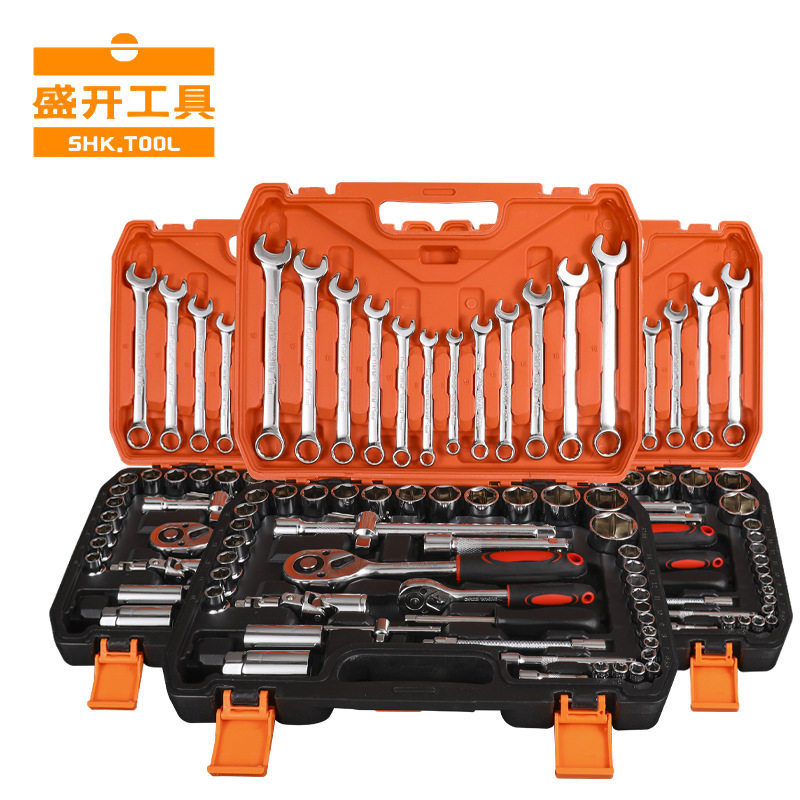 汽修工具套装套筒扳手棘轮汽车