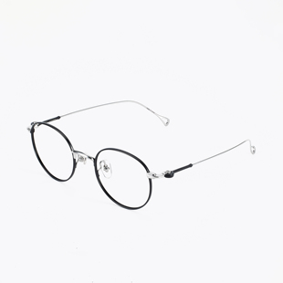 alla prima韩系复古眼镜架纯钛眼镜框超轻眼镜框HM713