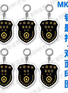 宁局呼局哈局铁路乘务员钥匙扣哈局广铁司机挂件沈局昆局上局挂牌