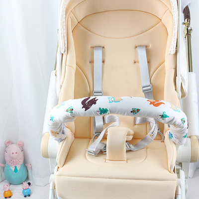 白鹿qbron婴儿车纯棉扶手套