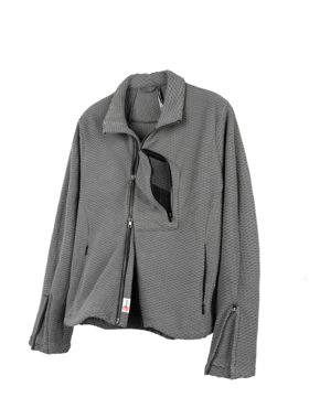 「讶梦」绒鳞DYNEEMA拼接弧形分割特种摇粒绒夹克「侵蚀装备」