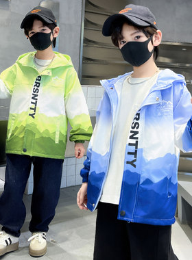 男童外套春秋款2026新款童装衣服上衣大童春装儿童冲锋衣韩版3-16