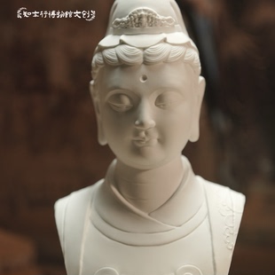 山西大同善化寺大吉祥功德天雕塑摆件新中式茶室书房书桌创意礼品