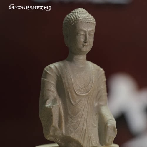 观自在北齐圆雕佛像冰箱贴