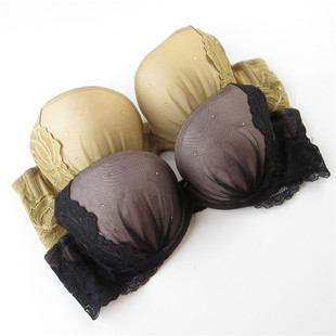 欧系列正品75A75B高贵蕾丝可卸肩带聚拢胸罩女内衣文胸OA23432