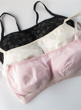 欧系列专柜正品70C75A无钢圈星星印花抹胸胸罩女内衣文胸 RA30917