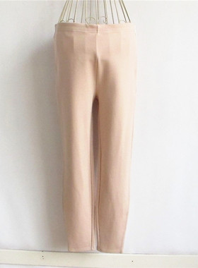 F21正品A-14-9-1-3松紧腰修身铅笔女9分休闲裤250405