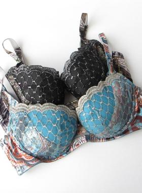 欧系列正品70A刺绣亮丝薄棉杯可卸肩带胸罩女内衣文胸 IA13131