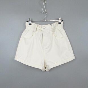 cache专柜正品休闲可爱花苞边显瘦牛仔短裤女夏4177001送腰带