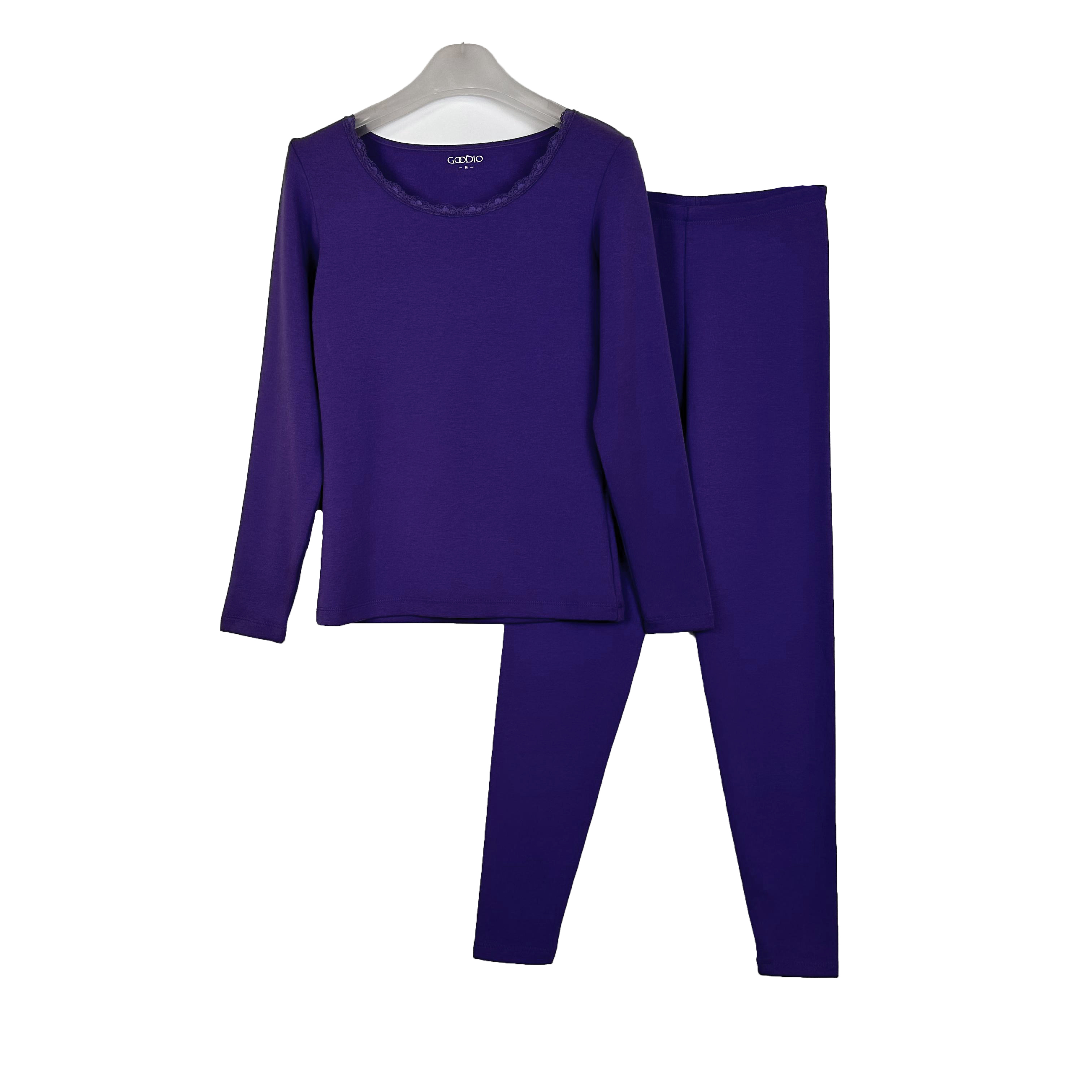 淑女内加绒保暖内衣套装秋衣秋裤