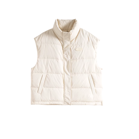 Mixblu麦斯兰专柜正品极简休闲立领加厚90绒羽绒马甲女 BXА30002