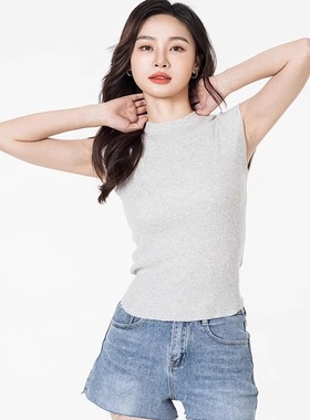 Mixblu麦斯兰专柜正品绑带短袖修身针织T恤衫女夏BX730001