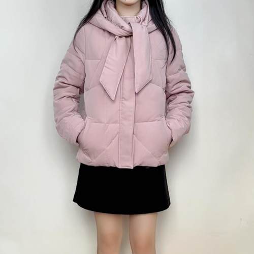 拉系列专柜正品可卸连帽羽绒服