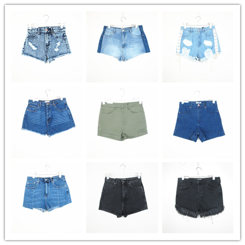 F21正品B-5-14-2-3热裤牛仔短裤女孤品2