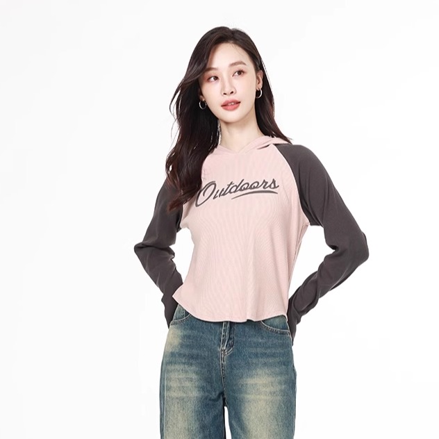 Mixblu麦斯兰专柜正品女装休闲圆领插肩棉质长袖T恤春秋 WX902777